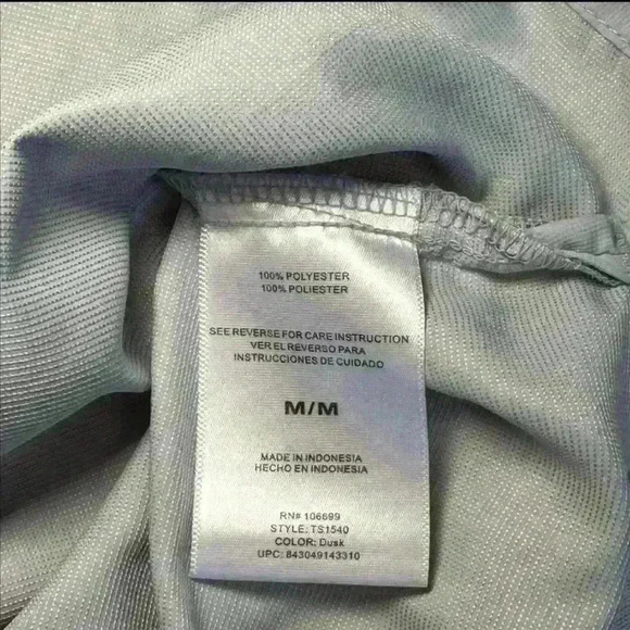 Realtree Fishing Short Sleeve Gray Button Up Mens Size Medium - Picture 10 of 13